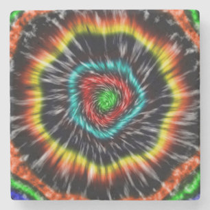 Zwarte Opal Tie Dye, Stenen Onderzetter