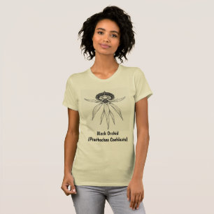 Zwarte Orchidee van Belize T-shirt
