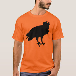 Zwarte Osprey Bird of Prey geeft je de stinkende o T-shirt