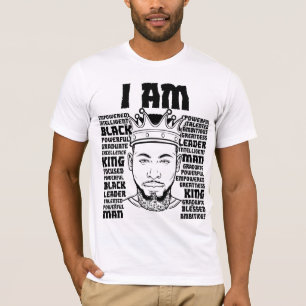 Zwarte pa Melanin Christelijk Man trouwe Believer T-shirt