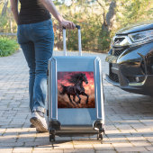 Zwarte paard esthetiek sticker (Koffer Insitu)