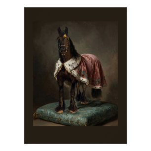 Zwarte Paard Friese - Poster Perfect Poster