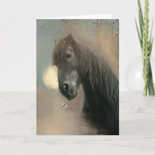 Zwarte Paard - Wenskaart Bedankkaart
