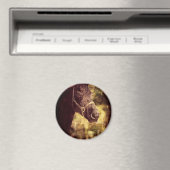 Zwarte paarden magneet (Insitu (Vaatwasser))