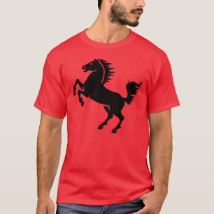 Zwarte paarden t-shirt