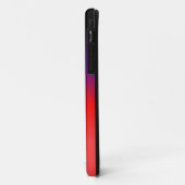 Zwarte, Paarse en rode gradiënt Case-Mate iPhone Case (Achterkant/links)