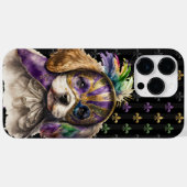 ZWARTE PAARSE GREEN GOLD MARDI GRAS PUPPY DOG Case-Mate iPhone CASE (Achterkant (horizontaal))