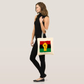 Zwarte Pan Afrikaanse vlag Tote Bag (Voorkant (model))
