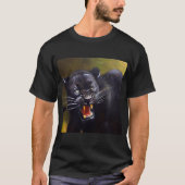 Zwarte panter (13) Wilde kat T-shirt (Voorkant)