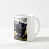 Zwarte panter (2) Wilde kat Koffiemok (Voorkant rechts)