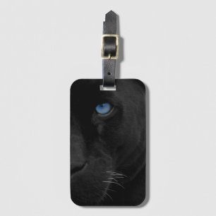 Zwarte panter bagagelabel