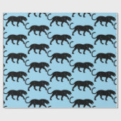 zwarte panter cadeaupapier (Vlak)