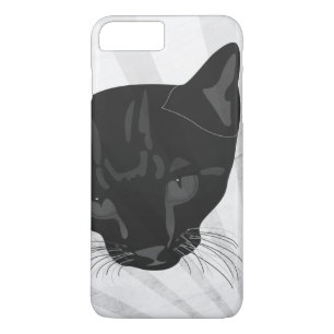 Zwarte panter 	iPhone 8 plus / 7 plus hoesje