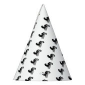 zwarte panter feesthoedjes (Links)