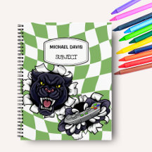 Zwarte Panter Gamer met een Videogame Controller i