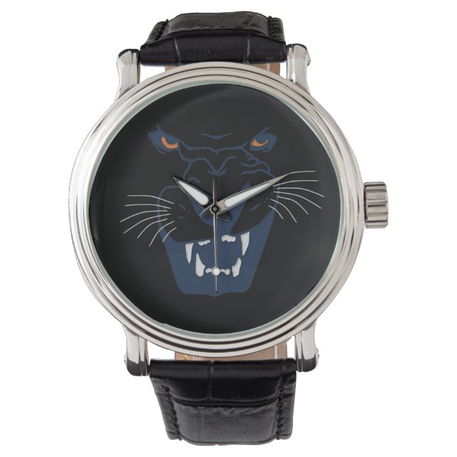 Zwarte panter horloge (Voorkant)