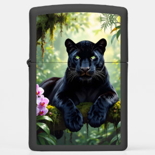 Zwarte panter in het Oerwoud