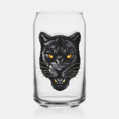 Zwarte Panter Kan Glas (Achterkant)