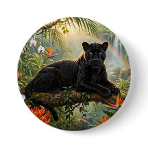Zwarte Panter Kenia Jungle Bloemen Waterval