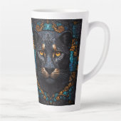 Zwarte panter latte mok (Rechts)