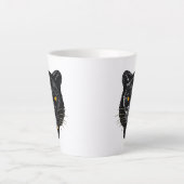 Zwarte Panter Latte Mok (Voorkant)