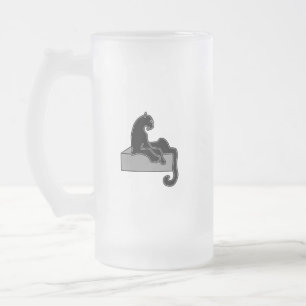 zwarte panter matglas bierpul