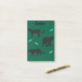 Zwarte Panter Post-it® Notes (Op bureau)