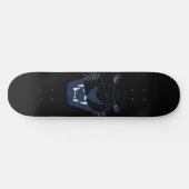 Zwarte panter skateboard (Horizontaal)