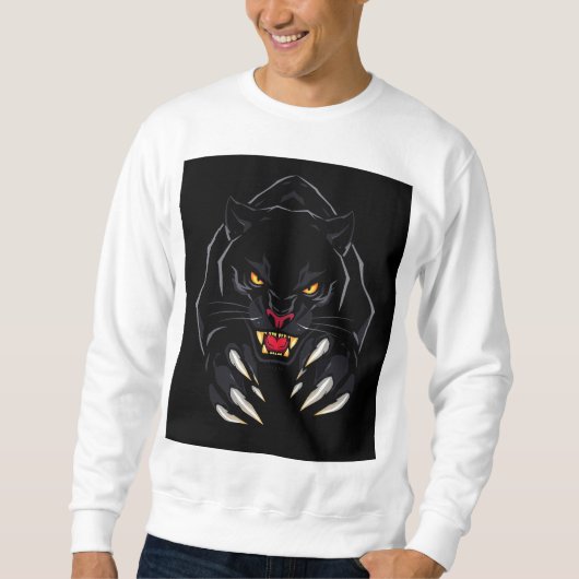 Zwarte panter trui (Voorkant)