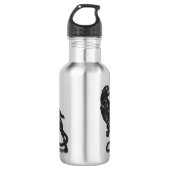 zwarte panter waterfles  (Voorkant)