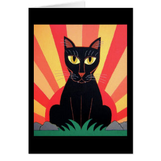 Zwarte Pantercat-kaart