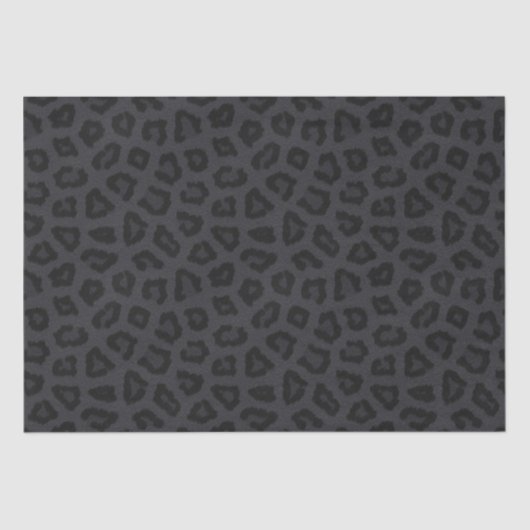 Zwarte panterspots tissuepapier (Voorkant)
