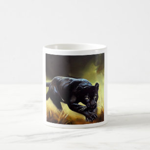 Zwarte Panther (9) Wilde kat Koffiemok