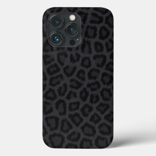 Zwarte pantherafdrukken iPhone 13 pro hoesje