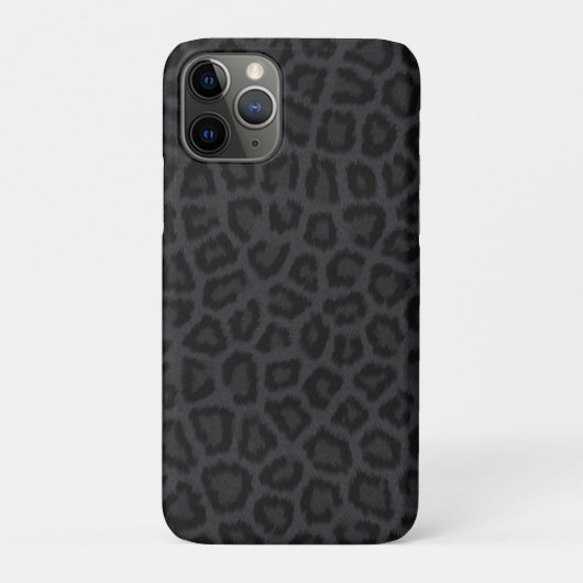 Zwarte pantherafdrukken Case-Mate iPhone case (Achterkant)