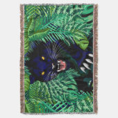 Zwarte Panthergeest van het Oerwoud Deken (Voorkant Verticaal)