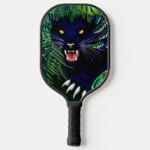 Zwarte Panthergeest van het Oerwoud Pickleball Paddle (Achterkant)