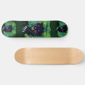 Zwarte Panthergeest van het Oerwoud Skateboard (Horizontaal)