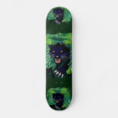 Zwarte Panthergeest van het Oerwoud Skateboard (Voorkant)