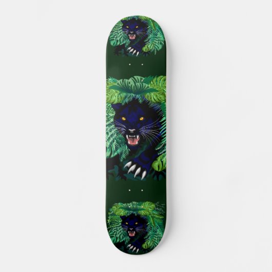 Zwarte Panthergeest van het Oerwoud Skateboard (Voorkant)