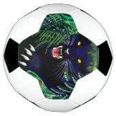 Zwarte Panthergeest van het Oerwoud Voetbal (Gedraaid)