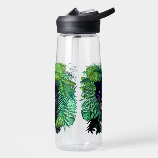 Zwarte Panthergeest van het Oerwoud Waterfles (Links)