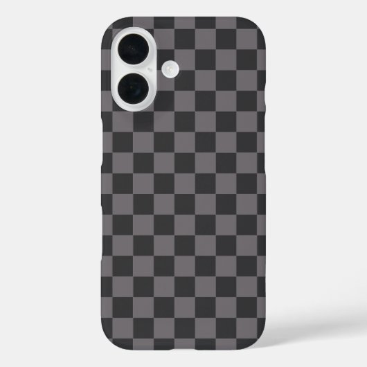 Zwarte patronen Checkerboard gecontroleerd Case-Mate iPhone Case (Achterkant)