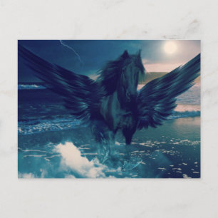 Zwarte Pegasus afkomstig uit de Zee Briefkaart