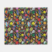 😍 zwarte pekel fleece deken (Voorkant (Horizontaal))