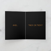 ZWARTE PERZISCHE MERCAT - de Kaart van HALLOWEEN (Binnen)