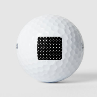 zwarte polka dot golfballen
