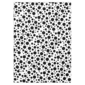 Zwarte Polka stippen op wit | Tafelkleed (Voorkant)