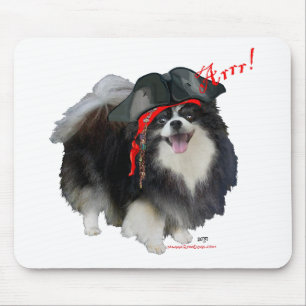 Zwarte Pomeranian Piraat - Arrr! Muismat