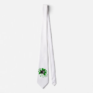Zwarte Pomeranian St. Patrick's Day Stropdas